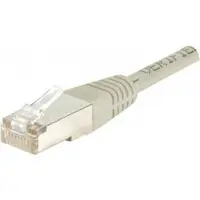 Exertis Connect Câble de raccordement F/UTP, CAT.5e, gris, 0.3 m Câble de raccordement avec protection contre les (F/UTP, CAT5e, 0.30 m)
