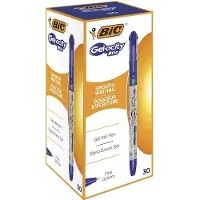 BIC Gel-ocity Stic Gel pen blue Box 30 pcs. (30x)