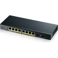 Zyxel GS1100-10HP v2, routeur Gigabit Ethernet non administrable (10/100/1000) avec alimentation par Ethernet (PoE), noir