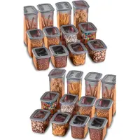 Hermia Concept , Alesta- FRM1179, Anthracite, boîtes à provisions, 100% plastique
