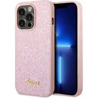 GUESS Coque 4G Metal Logo Backcover pour Apple iPhone 14 Pro Max - Rose