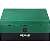 Vevor Coffre de jardin Coffre à coussins en bâche PE 440L Coffre de jardin pour l'extérieur
