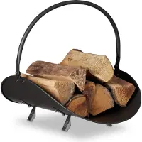 Relaxdays Panier à bois pour cheminée