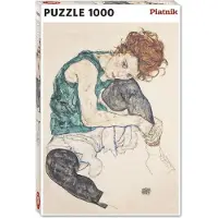 Piatnik Schiele - Femme assise