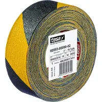 TESA Ruban adhésif antidér. extr. flexible 60 955 noir/jaune longueur 18 m. largeur 5