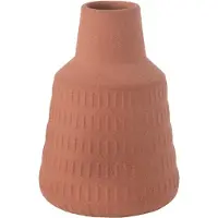 J-Line Vase ria sculpte porcelaine terra small
