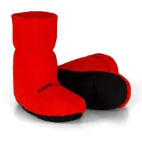 Normani Pantoufle rouge / noir