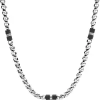 Fossil Chaîne 'JF03314040' noir / argent
