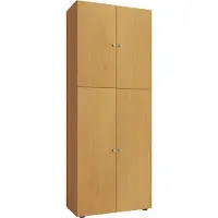 VCM XXL bois Grande armoire à chaussures Commode à chaussures Étagère à chaussures Bottes Grande Lona 9 compartiments