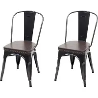 MCW Chaise de salle à manger -H10e (lot de 2)