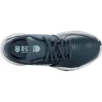 K-Swiss Chaussures de Tennis K-Swiss Kids Court Express Omni Aqua Splash Indian Teal-Taille 38