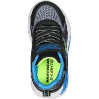SKECHERS Basket Flex Glow Bolt Noir