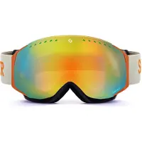 Sinner Masque de Ski Sinner Emerald Matte Orange Double Plein Orange Miroir Vent