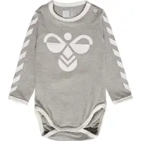Hummel Barboteuse / body 'Flipper' gris chiné / blanc