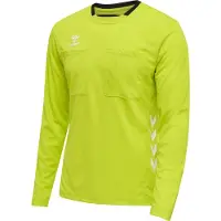 Hummel T-Shirt fonctionnel jaune fluo / noir / blanc