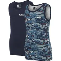 Hummel T-Shirt fonctionnel 'NOLAN' bleu marine / noir / blanc