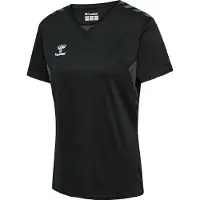 Hummel T-shirt fonctionnel 'Authentic' gris / noir / blanc