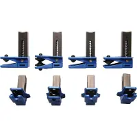 Bgs 8705 Jeu de pinces de fermeture de câble en acier, 4 pcs.