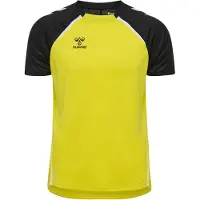 Hummel T-Shirt fonctionnel 'Lead 2.0' jaune / noir / blanc