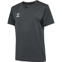 Hummel T-Shirt fonctionnel 'Authentic' gris foncé / noir / blanc