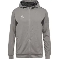 Hummel Veste de survêtement 'AUTHENTIC' pierre / blanc
