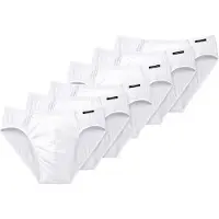 Schiesser Slip noir / blanc