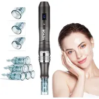 Vevor Stylo de Microneedling Visage 6 Aiguilles Jetables