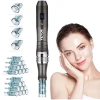 Vevor Stylo de Microneedling Visage 20 Aiguilles Jetables