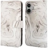 IMoshion Étui de télephone portefeuille Design Apple iPhone 16 - Sandy Marble