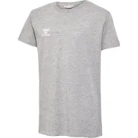 Hummel T-Shirt 'Go 2.0' gris chiné / blanc