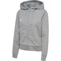 Hummel Veste de survêtement 'Go 2.0' pierre / blanc