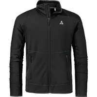 Schöffel Veste en polaire fonctionnelle 'Cascata' noir / blanc