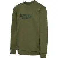Hummel Sweat de sport olive / vert foncé