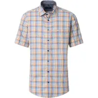 Casa Moda Homme Casa Moda Comfort Fit Chemise orange, A carreaux