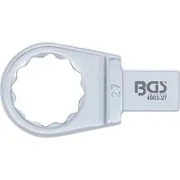 Bgs Clé annulaire 27 mm Empreinte 14 x 18 mm (27 mm)