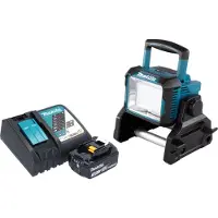 Makita DEADML 811 RF1 Projecteur de chantier sans fil 14,4 / 18 V 3000 lm LED + 1x batterie 3,0 Ah + chargeur