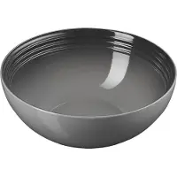 Le Creuset Saladier 24 cm Flint, Saladier + bol, Gris