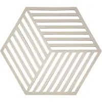 Zone Dessous de Plat / Verre Zone Denmark Hexagon Warm Grey 16 cm