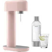 MySoda Machine à gazeifier l'eau + 2 bouteilles - - RB003AL-LP - ruby