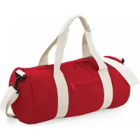 Bagbase Sac de voyage toile - 20 L - Varsity Barrel Bag - BG140 - rouge