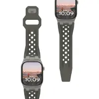 Uag Bracelet Monarch en silicone pour Apple Watch | 44/45/46/49 mm - Olive