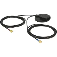 Navilock Multiband GPS LTE UMTS GSM SMA 2 - 3 dBi Antenne 2 x 2 m RG -
