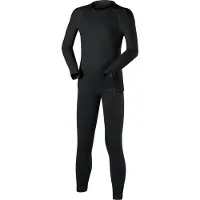 Falke Maximum Warm Long Sleeve Base Layer Set Noir 9-10 Years Enfants
