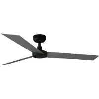 Faro Cruiser Ventilateur de Plafond Black | Aluminium | L (Ø132cm) | Without light