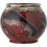 Bloomingville Pot De Fleurs Souha | Rouge | Grès | 82060114
