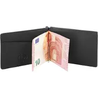Bugatti porte-monnaie Primo RFID Clip Purse 8CC Black noir