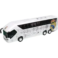 Bandai Real Madrid Cf Retrofriction With Side Doors Opening 1:50 Scale Bus Clair Enfants