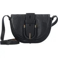 Fossil Cuir sac à épaule bandoulière Harwell Small Flap Crossbody Black noir