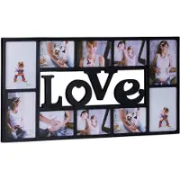 Relaxdays Cadre photos LOVE 10 photos (72 x 36.50 cm)
