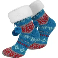 Normani Chaussettes bleu / gris / rouge / blanc